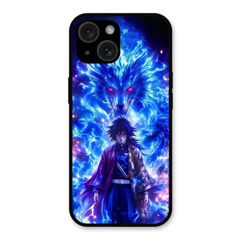 Blue Blade iPhone 15 Plus Case – Premium PrintShield Mobile Cover