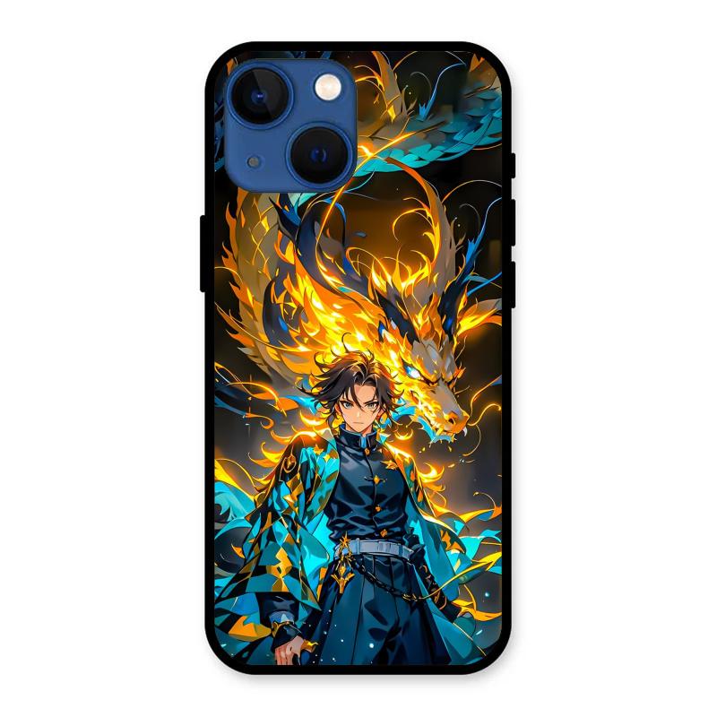 Fire Soul Tanjiro iPhone 13 mini Case – Premium PrintShield Mobile Cover