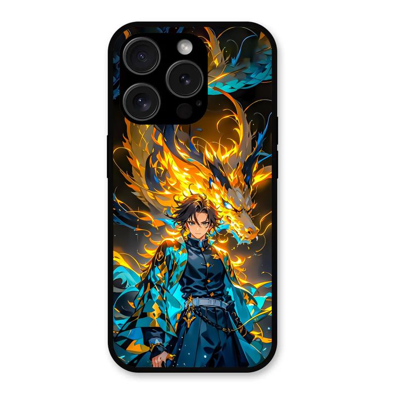 Fire Soul Tanjiro iPhone 15 Pro Max Case – Premium PrintShield Mobile Cover