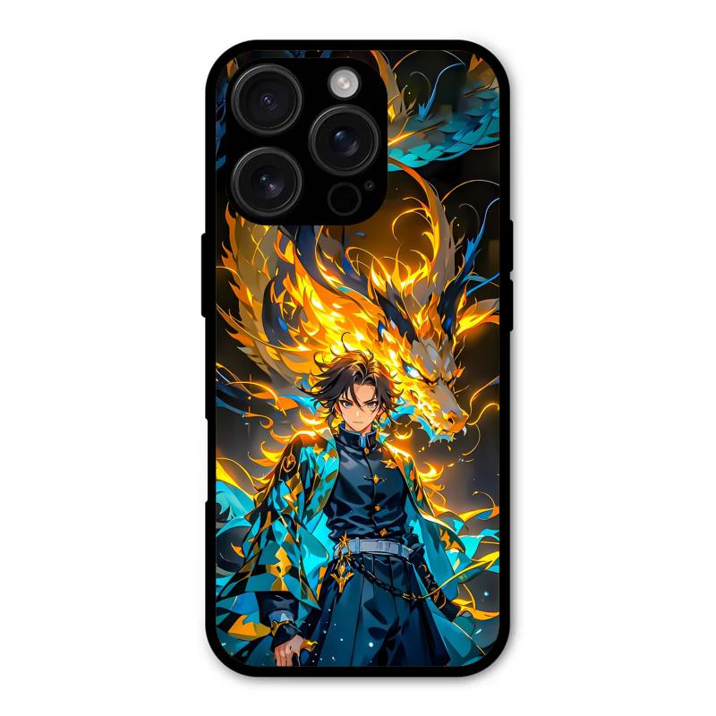 Fire Soul Tanjiro iPhone 16 Pro Case – Premium PrintShield Mobile Cover