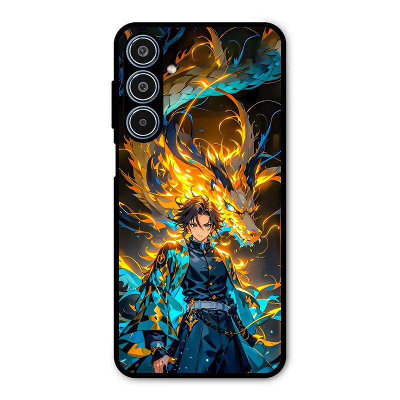 Fire Soul Tanjiro Samsung Galaxy M35 5G Case – Premium PrintShield Mobile Cover