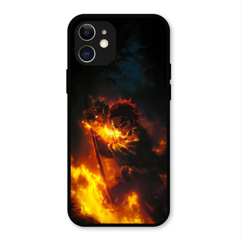 Flame Eyes iPhone 12 Case – Premium PrintShield Mobile Cover