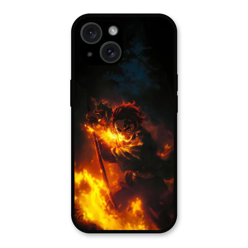 Flame Eyes iPhone 15 Case – Premium PrintShield Mobile Cover