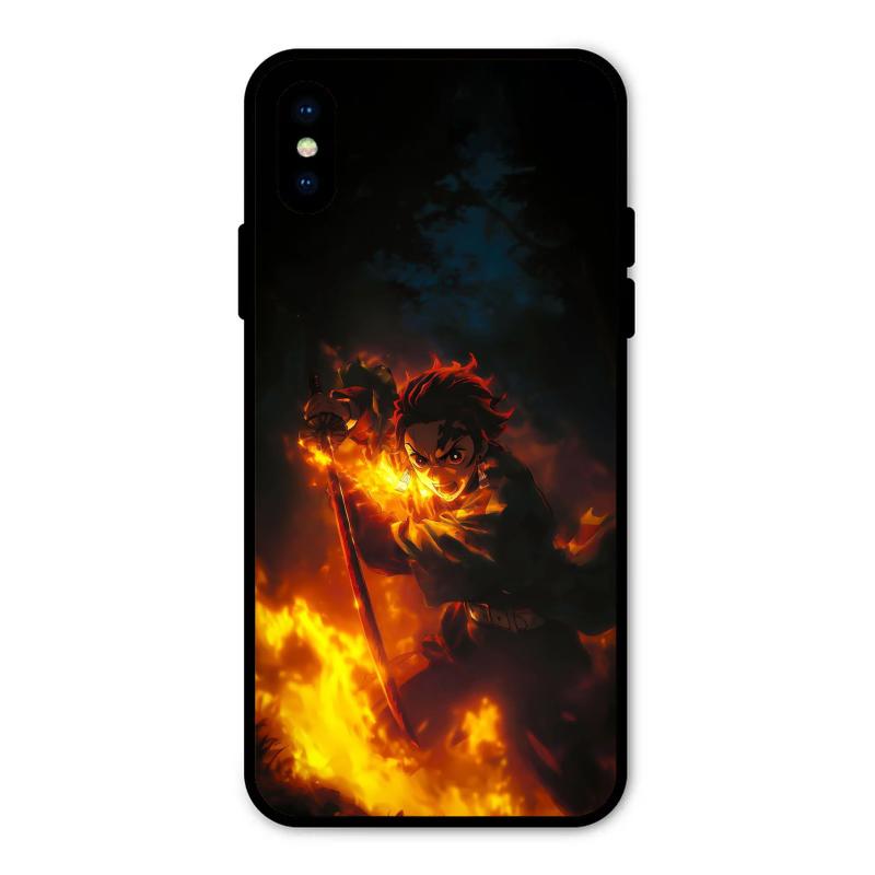 Flame Eyes iPhone XS Case – Premium PrintShield Mobile Cover