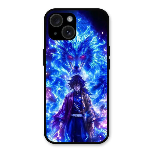 Blue Blade iPhone 15 Case – Premium PrintShield Mobile Cover