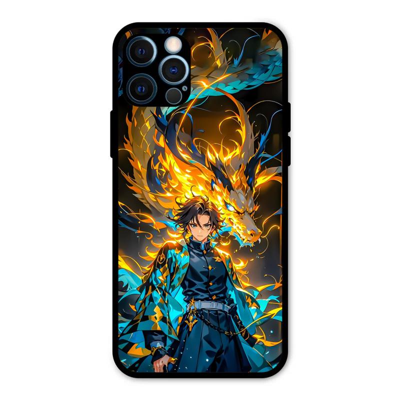 Fire Soul Tanjiro iPhone 12 Pro Max Case – Premium PrintShield Mobile Cover