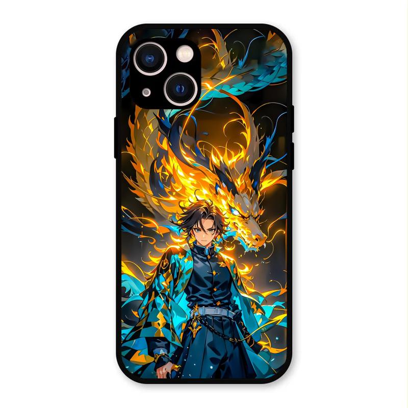 Fire Soul Tanjiro iPhone 13 Case – Premium PrintShield Mobile Cover