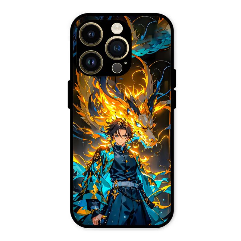 Fire Soul Tanjiro iPhone 14 Pro Case – Premium PrintShield Mobile Cover