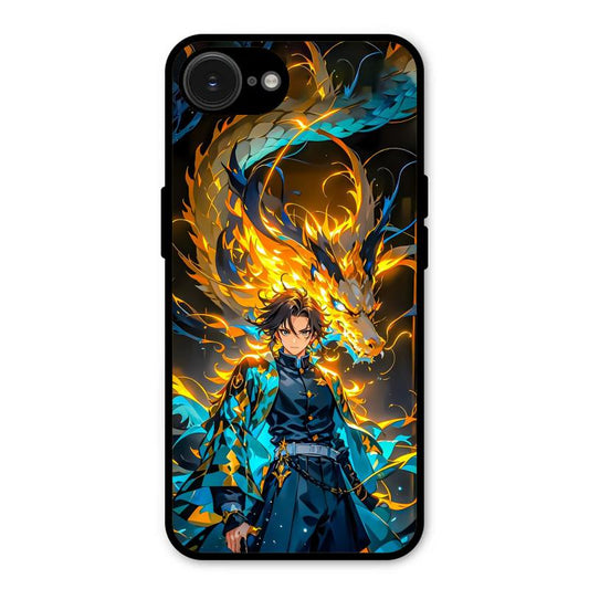 Fire Soul Tanjiro iPhone 16e Case – Premium PrintShield Mobile Cover