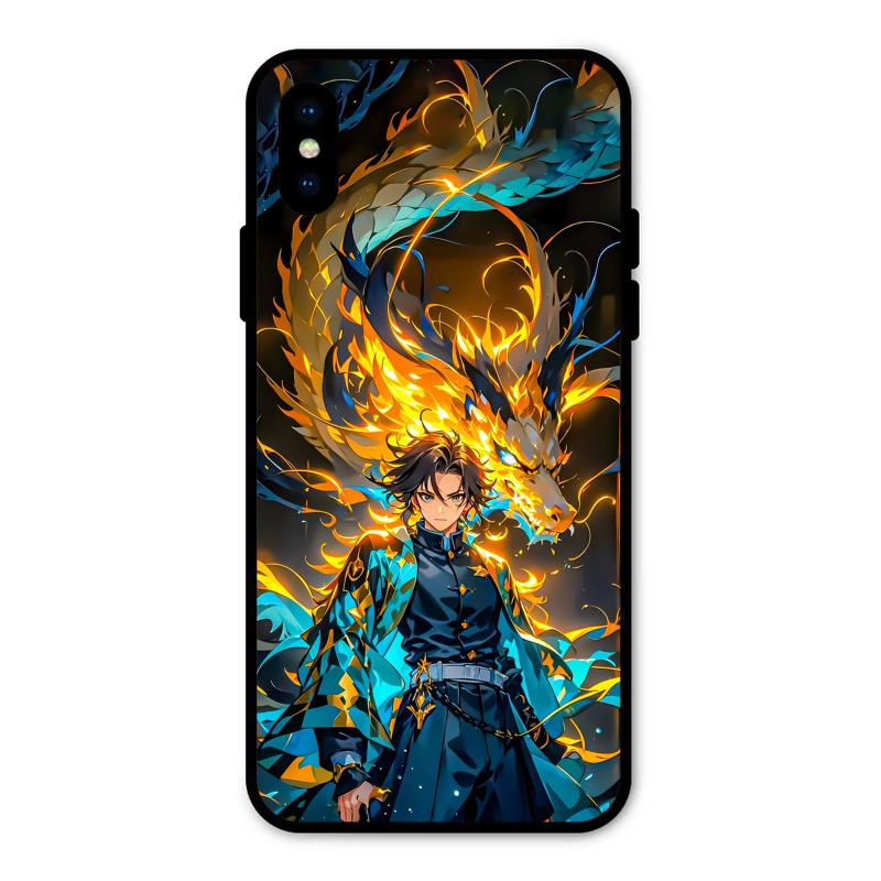 Fire Soul Tanjiro iPhone XS Case – Premium PrintShield Mobile Cover