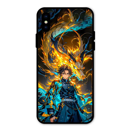 Fire Soul Tanjiro iPhone XS Case – Premium PrintShield Mobile Cover