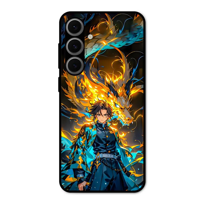 Fire Soul Tanjiro Samsung Galaxy S24 FE Case – Premium PrintShield Mobile Cover