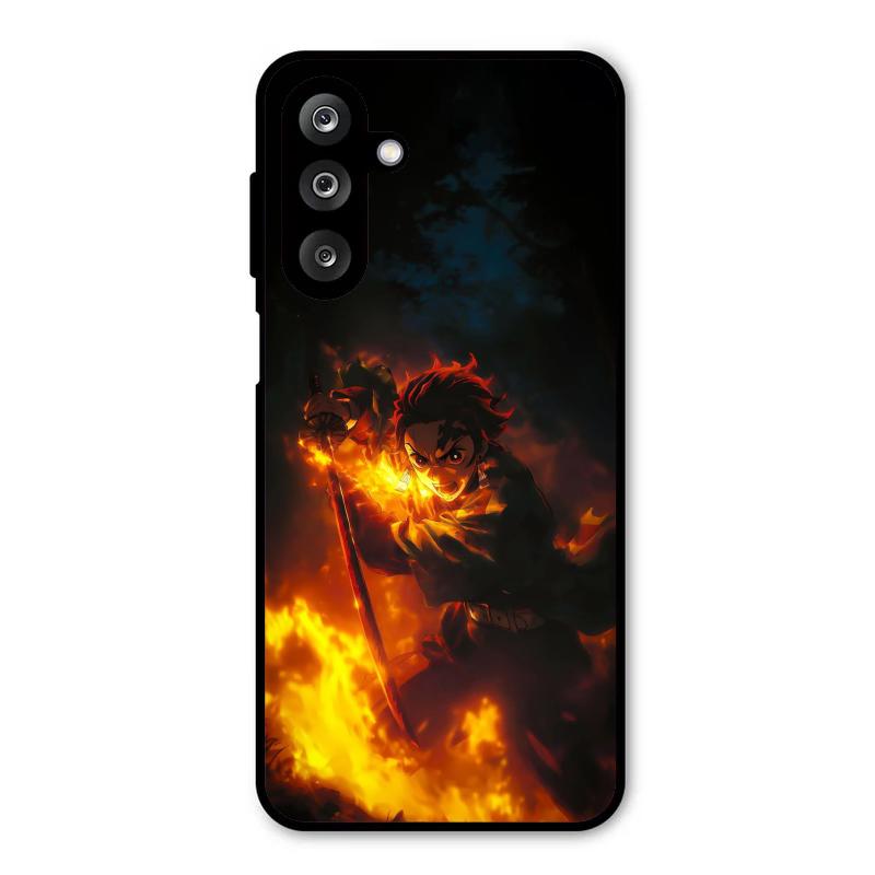Flame Eyes Samsung Galaxy M36 Case – Premium PrintShield Mobile Cover