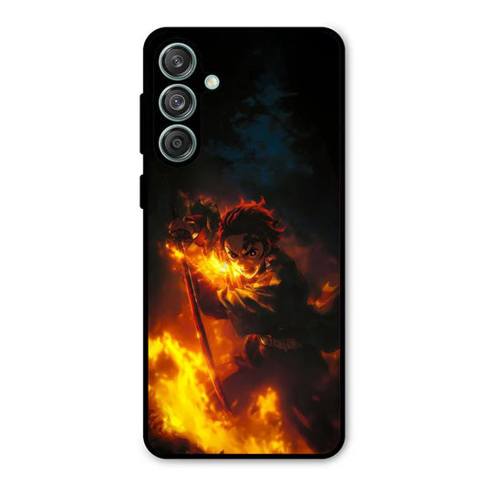 Flame Eyes Samsung Galaxy M55 5G Case – Premium PrintShield Mobile Cover