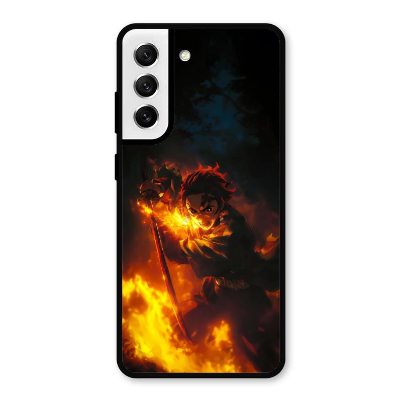Flame Eyes Samsung Galaxy S21 FE 5G Case – Premium PrintShield Mobile Cover