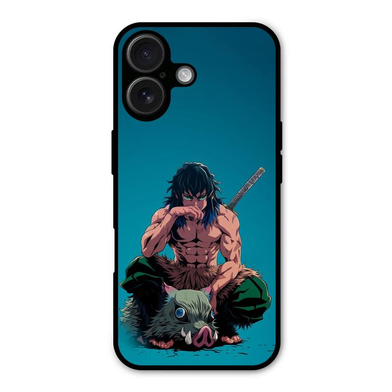 Masked Slayer iPhone 16 Case – Premium PrintShield Mobile Cover